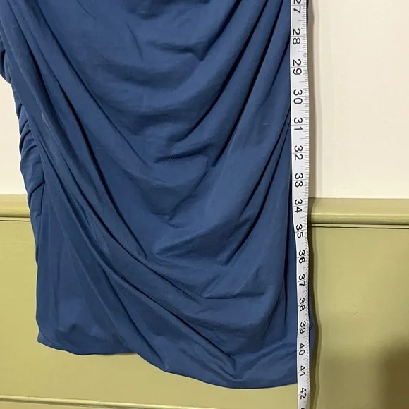 Sundance Eternal Compliments Ruched Wrap Cotton Stretch Dress size S - Picture 5 of 10